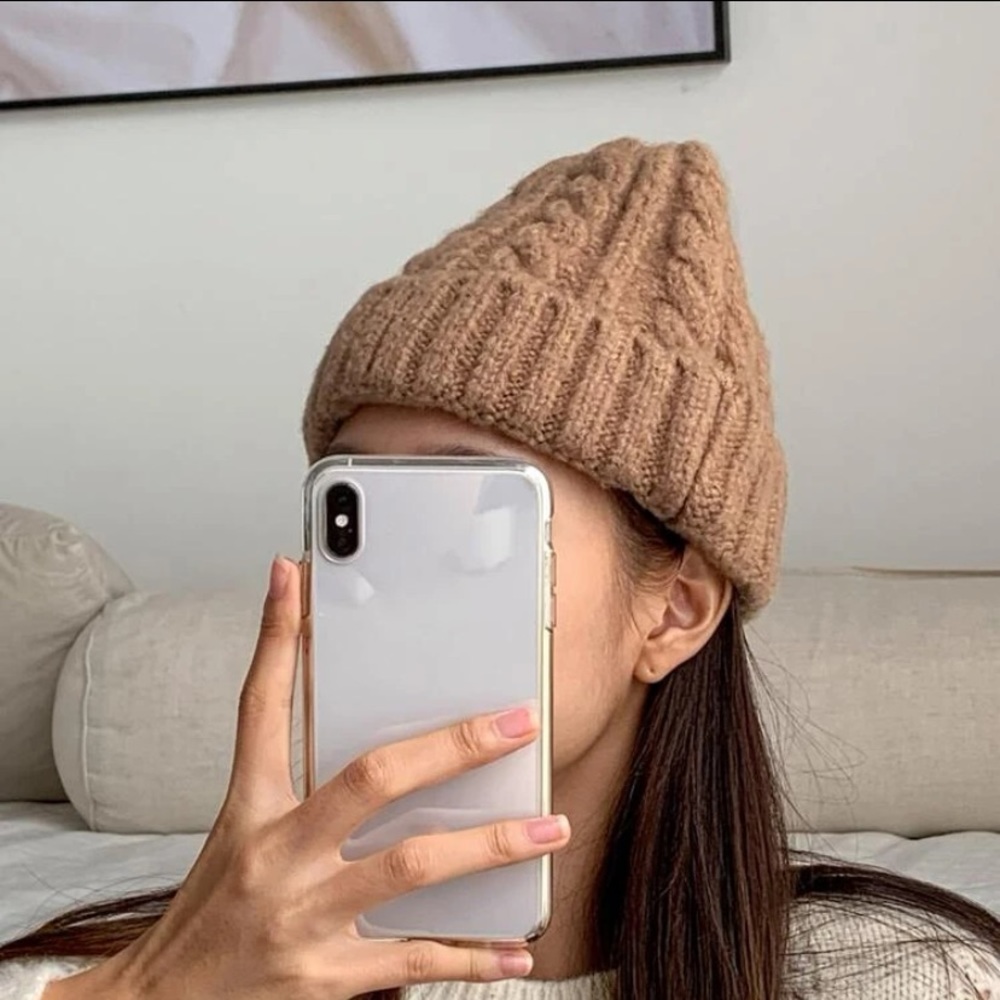 New Dazy Solid Knit Beanie